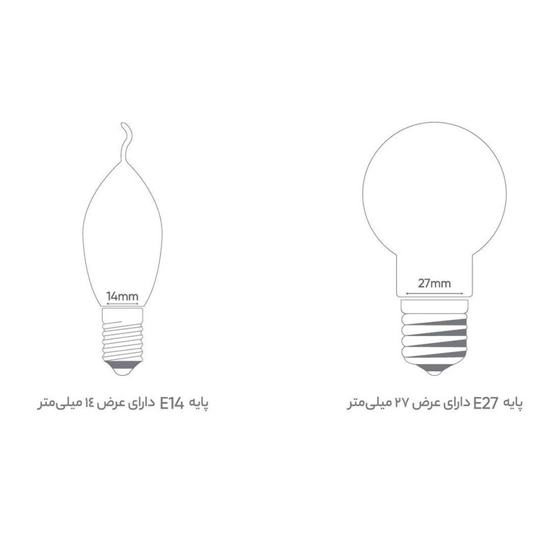 لامپ LED بروکس 10 وات مدل A60 پایه E27 بسته 10 عددی
