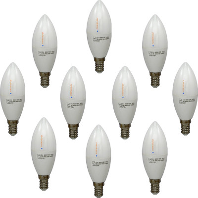 لامپ ال ای دی 7 وات نمانور مدل شمعی پایه E14 بسته 10 عددی