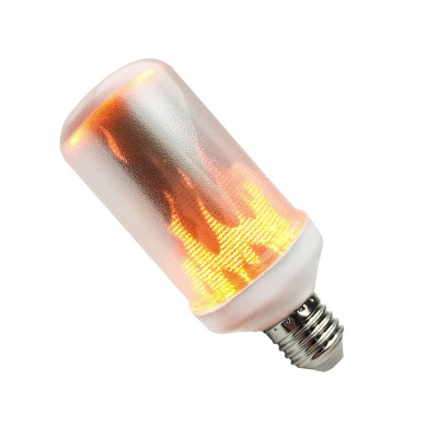 لامپ ال ای دی 4 وات نمانور مدل شعله آتش طرح مشعل پایه E27