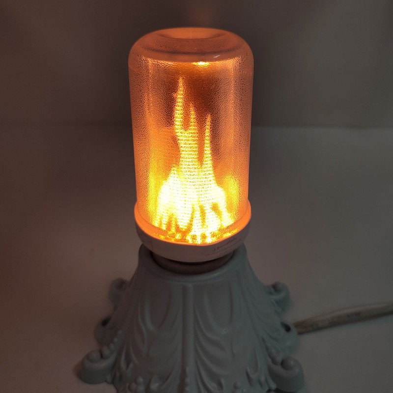 لامپ ال ای دی 4 وات نمانور مدل شعله آتش طرح مشعل پایه E27